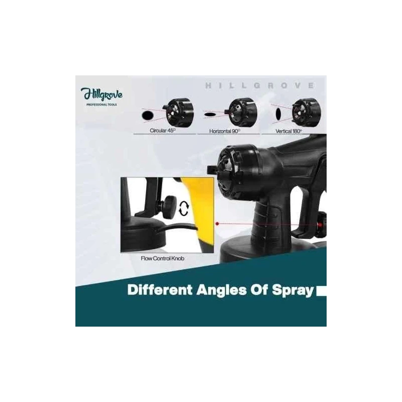 Hillgrove HGCM588M1 400W 22kPa Heavy Duty DIY Paint Sprayer with Copper Nozzle image-2