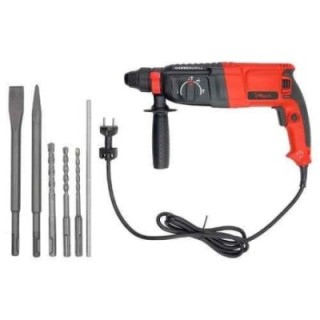 Hillgrove HG0084 1200W 26mm Red Hammer Drill Machine with 5 Bits image-1