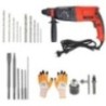 Hillgrove HGCM143 1200W 900rpm 26mm Hammer Impact Drill Machine Set