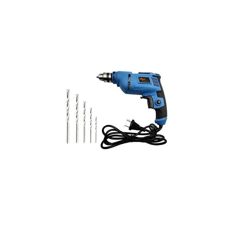 Hillgrove HGPD2M3 500W 10-Inch Drill Machine with 5 Drill Bit Set image-1