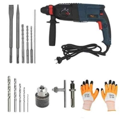 Hillgrove HGCM138 1200W 900rpm 26mm Hammer Impact Drill Machine Set image-1