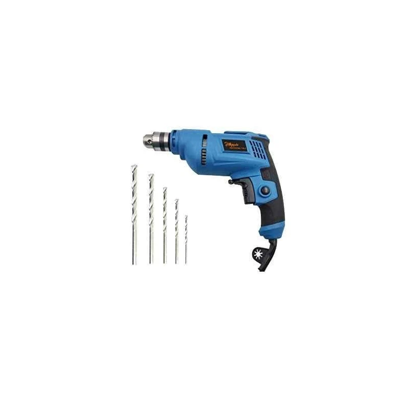 Hillgrove HGPD2M2 500W 10-Inch Drill Machine with 5 Drill Bit Set image-1