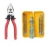 Hillgrove HGCM237 Chrome Vanadium Steel 8 Inch Lineman Plier with 5-in-1 Screwdriver Set