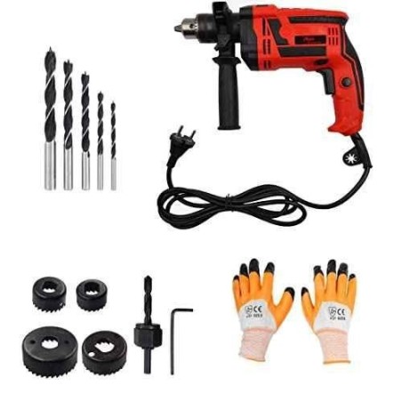 Hillgrove HGCM151 1000W 2800rpm 13 mm Drill Machine Set image-1