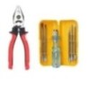 Hillgrove HGCM246 Chrome Vanadium Steel 5 in 1 Screwdriver with 8 inch Combinational Plier Set