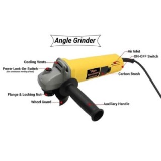 Hillgrove HGCM300M1 252A MMA Inverter Arc Welding Machine with 5 Pcs Welding Rod & 850W Angle Grinder Combo image-1