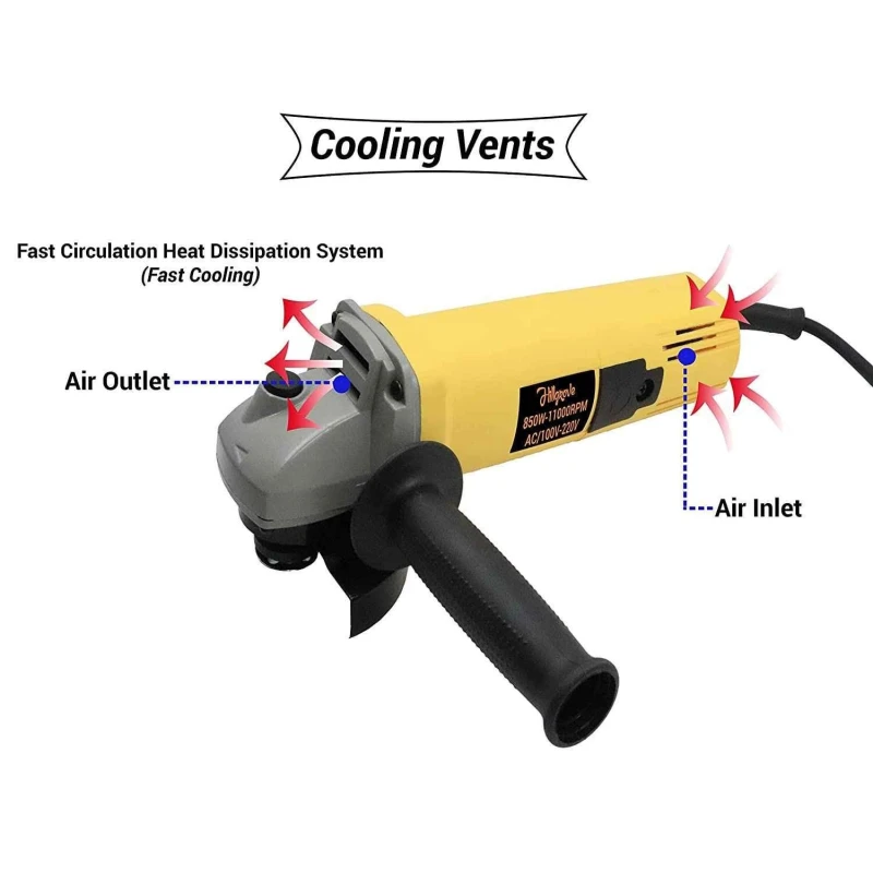 Hillgrove HGCM300M1 252A MMA Inverter Arc Welding Machine with 5 Pcs Welding Rod & 850W Angle Grinder Combo image-3