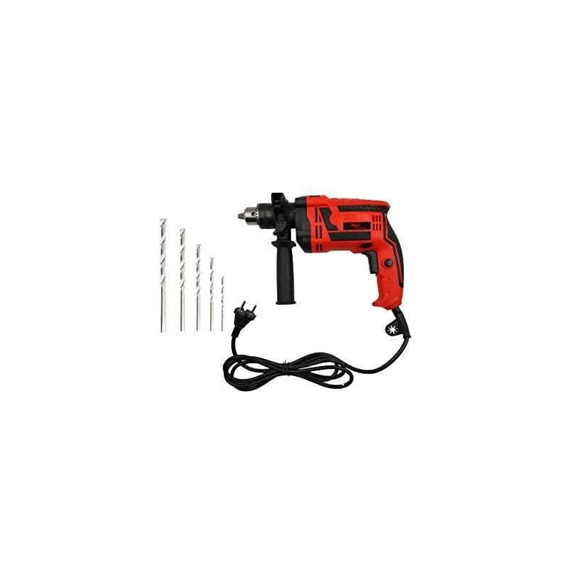 Hillgrove HGPD7M1 1000W 13mm Drill Machine with 5 Drill Bit Set image-1