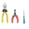 Hillgrove HGCM240 Chrome Vanadium Steel 8 inch Plier with Wire Cutter & Analog Line Tester Set