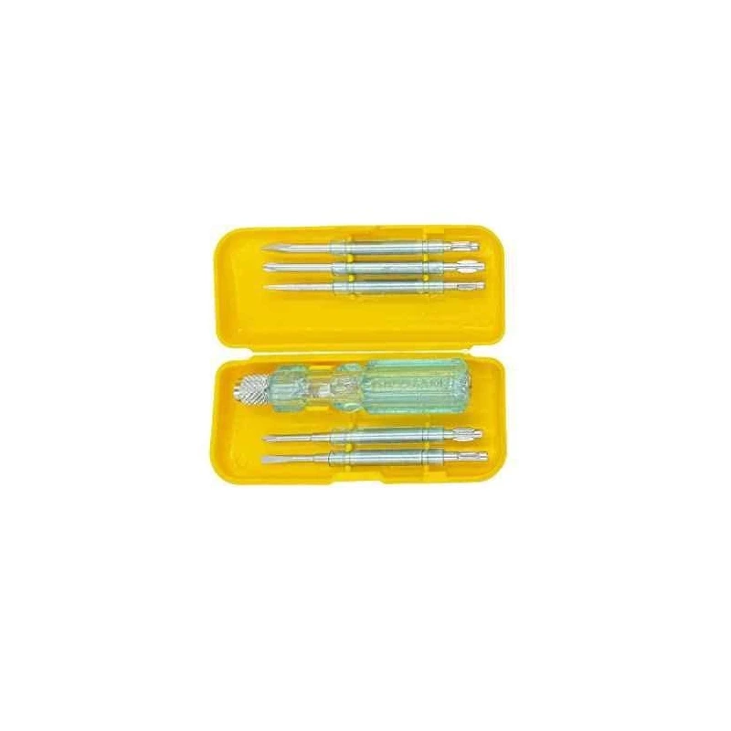 Hillgrove HGSCS5GSBM3 5 in 1 Chrome Vanadium Steel Multipurpose Repair Screwdriver Tool Kits (Pack of 5) image-1