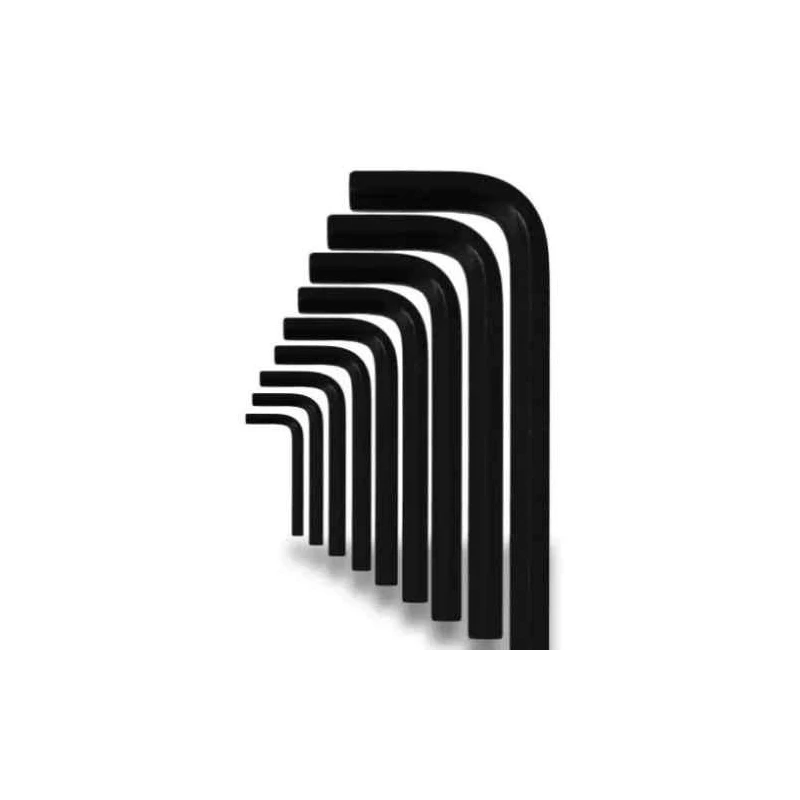 Hillgrove AKS3 9 Pcs Alloy Steel Full Hex Allen Key Kits image-1