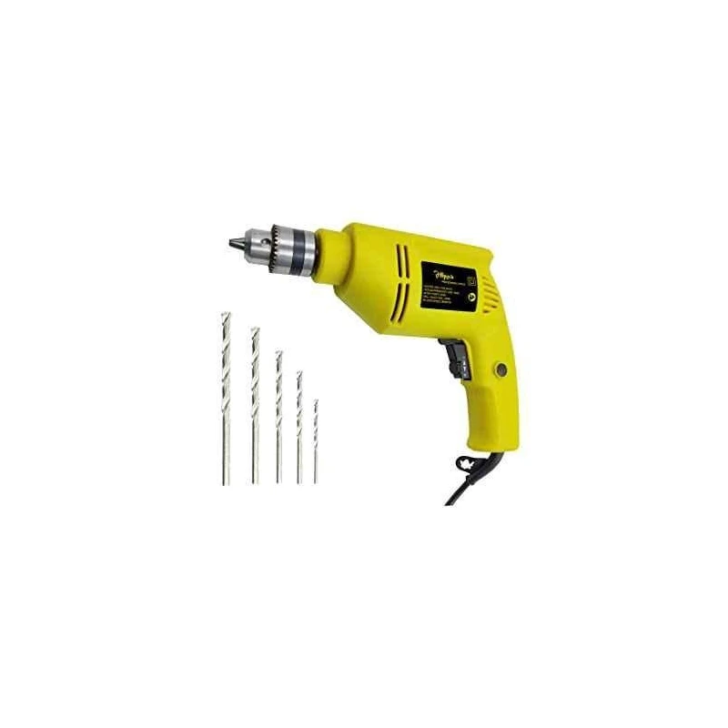 Hillgrove HGPD4M2 400W 10 inch Drill Machine with 5 Drill Bit Set image-1
