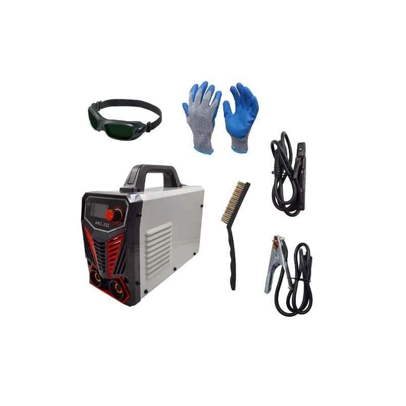 Hillgrove HGCM296M1 252A MMA Inverter Arc Welding Machine with Safety Gear and Metal Brush image-2