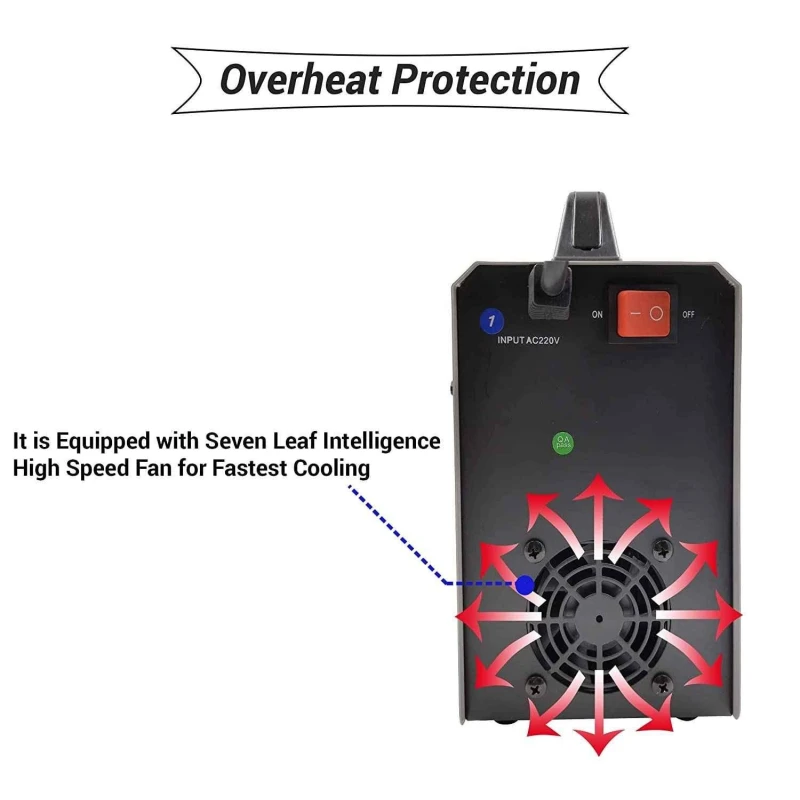 Hillgrove HGCM296M1 252A MMA Inverter Arc Welding Machine with Safety Gear and Metal Brush image-6