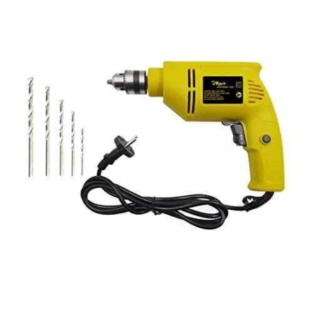 Hillgrove HGPD4M3 400W 10 inch Drill Machine with 5 Drill Bit Set image-1