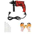 Hillgrove HGCM41M1 1000W Drill Machine Kits with Gloves & 5 Drill Bits image-1