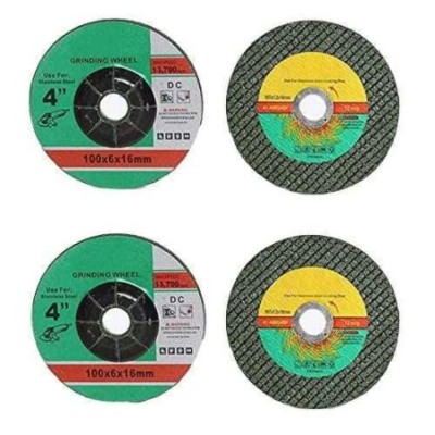 Hillgrove HGACC1M1 2 Pcs 100mm Metal Cutting Wheel image-1