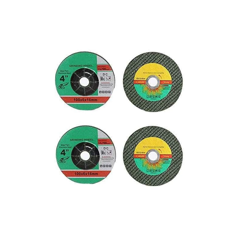 Hillgrove HGACC1M1 2 Pcs 100mm Metal Cutting Wheel image-1