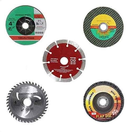 Hillgrove HGACC1M1 5 Pcs 100mm Metal Cutting Wheel image-1