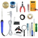 Hillgrove HGCM276M1 16-in-1 Mobile Flat Tip Soldering Equipment Tool Glue Gun Kits with Digital Multimeter image-4