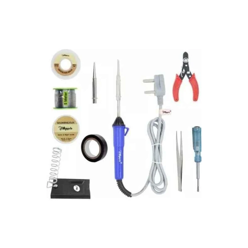 Hillgrove 10-in-1 25W Biggers Flat Conical Tip Soldering Iron Kits image-1