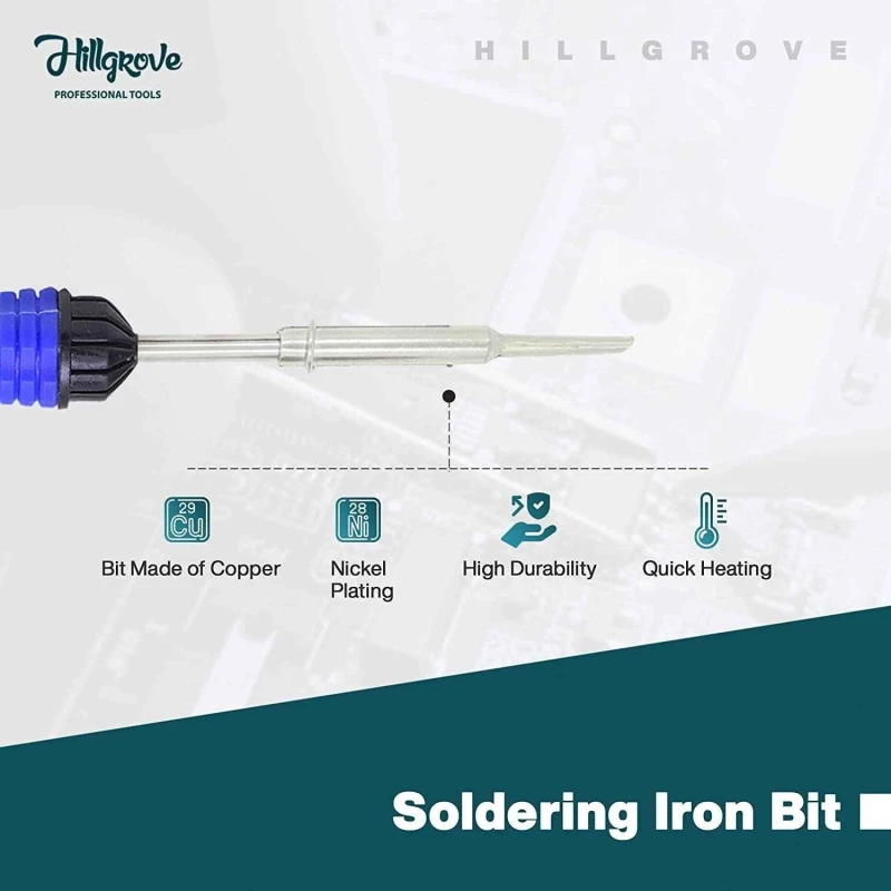 Hillgrove HGCM374M1 25W Soldering Iron with Wire Cutter and Digital Multimeter Combo image-2