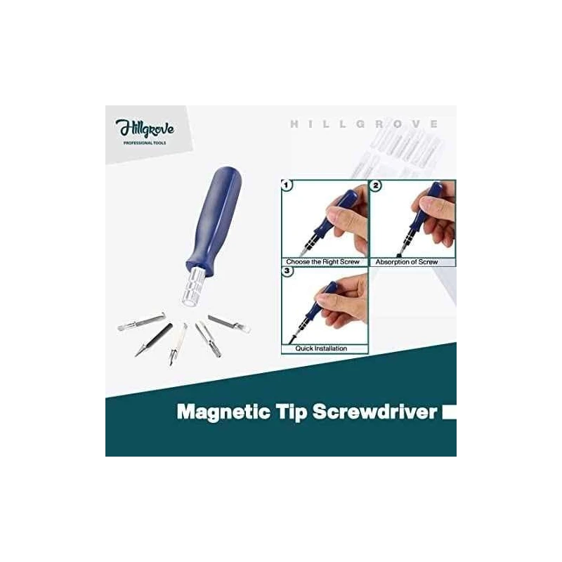 Hillgrove HGCM903 16-in-1 Portable Pocket Screwdriver Set with Non-Contact Voltage Tester image-3