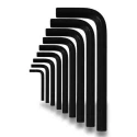 Hillgrove HG0003 9 Pcs AKS3  Full Hex Allen Key Kits image-1