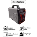 Hillgrove HGCM298M1 252A MMA Inverter Arc Welding Machine and 850W Angle Grinder Combo image-1