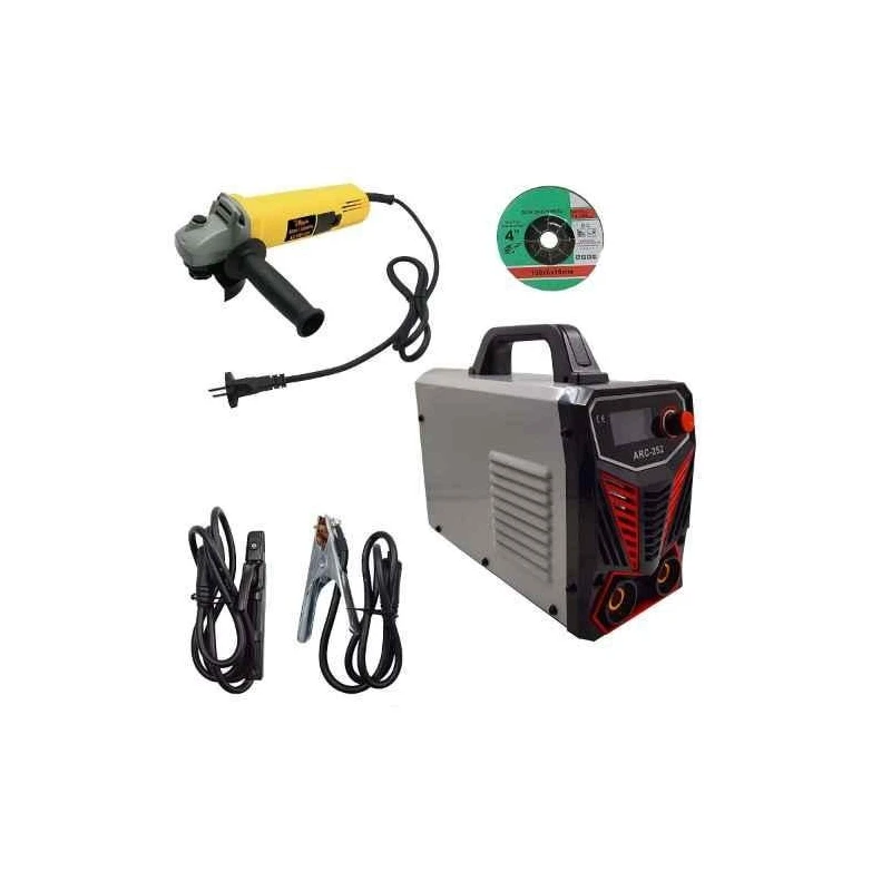 Hillgrove HGCM298M1 252A MMA Inverter Arc Welding Machine and 850W Angle Grinder Combo image-3