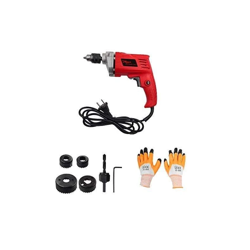 Hillgrove HGCM085 550W 2600rpm 10mm Drill Machine Set image-1