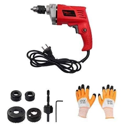 Hillgrove HGCM085 550W 2600rpm 10mm Drill Machine Set image-1