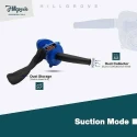 Hillgrove HGCM1034 800W Plastic Blue Electric Air Blower with Carbon Brushes and 16-in-1 Screwdriver image-1