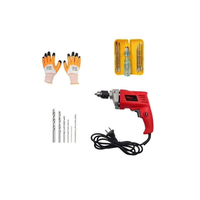 Hillgrove HGCM324M1 550W 10mm Drill Machine with Accessories image-2