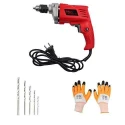 Hillgrove HGCM40M1 550W Drill Machine with Gloves and 5 Drill Bits image-1