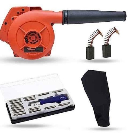 Hillgrove HGCM1074 800W Plastic Red Electric Air Blower with 16 in 1 Screwdriver image-5