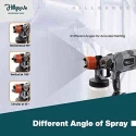 Hillgrove HGCM1281 550W 0.8 Litre DIY Paint Sprayer Gun with 16 in 1 Screwdriver image-6