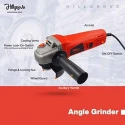 Hillgrove HGANG6B1M2 100mm 11000rpm Angle Grinder with Grinding Wheel Set image-5