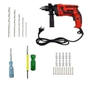 Hillgrove HGCM475M1 1000W Drill Machine with Screws Masonry Bits Screwdriver & Line Tester image-6