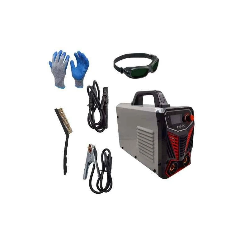 Hillgrove HGCM296M1 252A MMA Inverter Arc Welding Machine with Brush Goggles & Gloves image-5