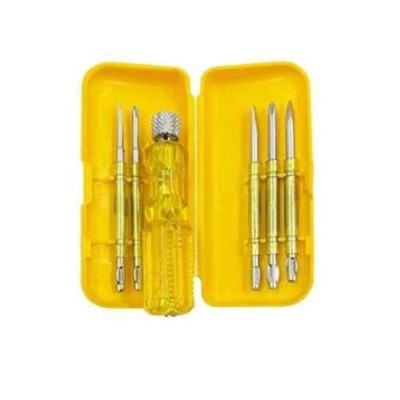 Hillgrove HGSCS5GYLM1 5 in1 Chrome Vanadium Steel Multipurpose Repair Screwdriver Tool Kits (Pack of 5) image-1