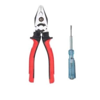 Hillgrove HGCM313M1 8 inch Heavy Duty Grip Multipurpose Lineman Plier with Line Tester image-6