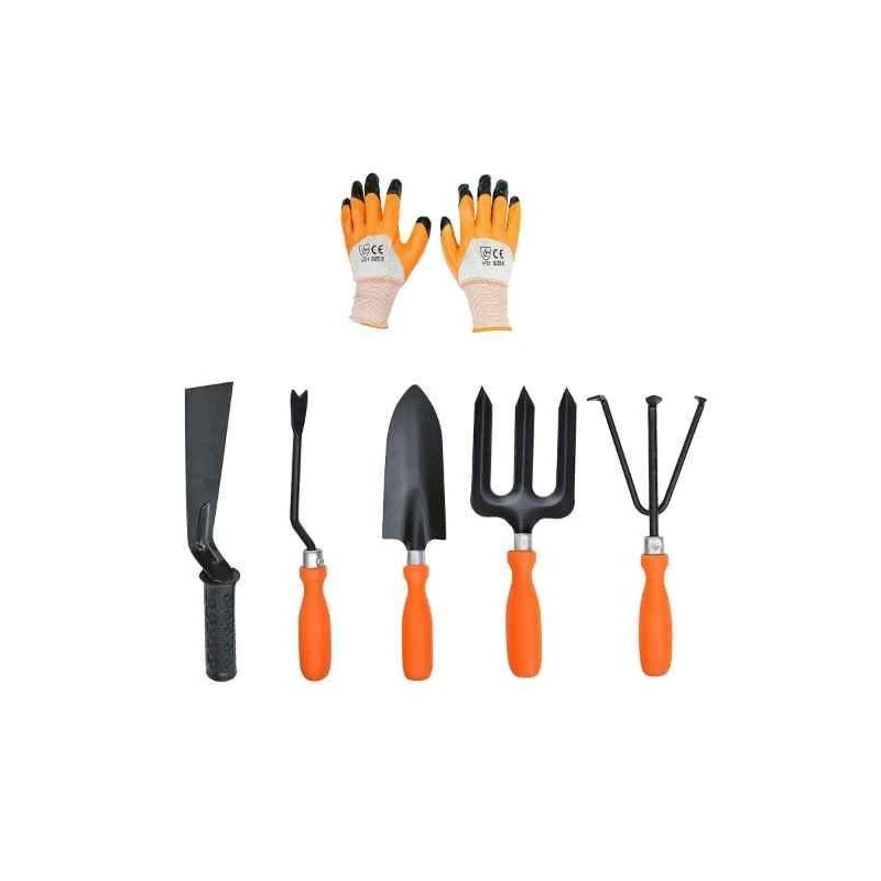 Hillgrove HGCM319M1 6 Pcs Gardening Tools Set with Hand Gloves image-2
