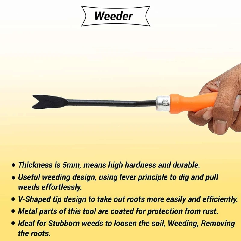 Hillgrove HGCM319M1 6 Pcs Gardening Tools Set with Hand Gloves image-3