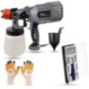 Hillgrove HGCM1301 Plastic DIY HVLP Paint Sprayer Gun with Gloves & 16 in 1 Screwdriver
