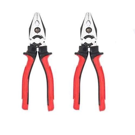 Hillgrove HGCM231 Chrome Vanadium Steel 8 inch Multipurpose Lineman Plier (Pack Of 2) image-1