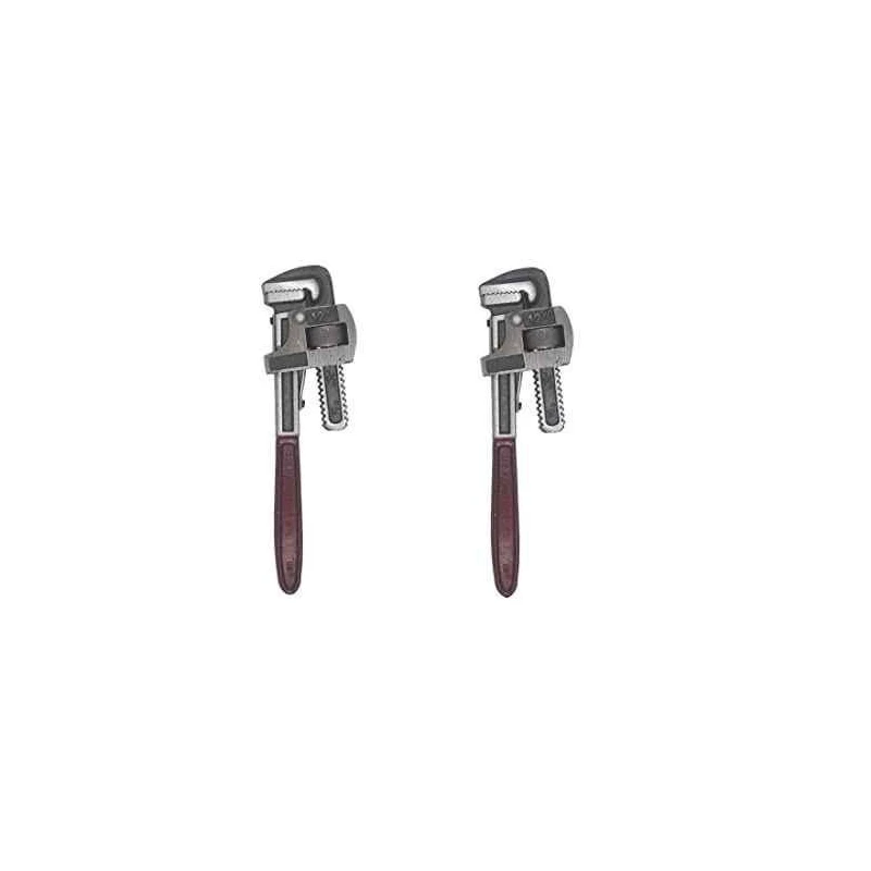 Hillgrove HGCM251 Carbon Steel Pipe Wrench Spanner (Pack of 2) image-1