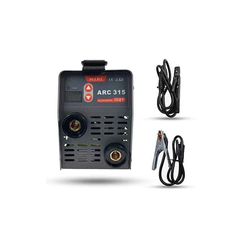 Hillgrove ARC315 IGBT Welding Machine with Holder Clamp Gloves Goggles & Brush image-4
