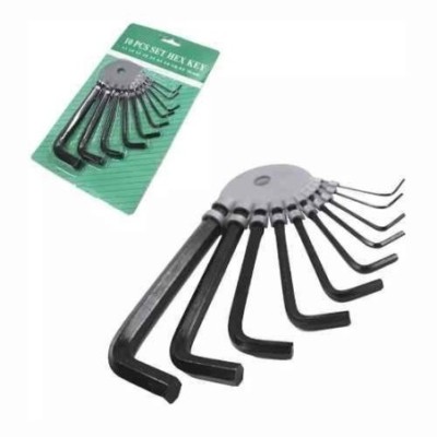 Hillgrove HGCM571M1 Steel Allen Key Set image-1