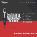 Hillgrove HG0101 32 Pcs of Combination Ratchet Spanner Tool Set with Carry Case image-1